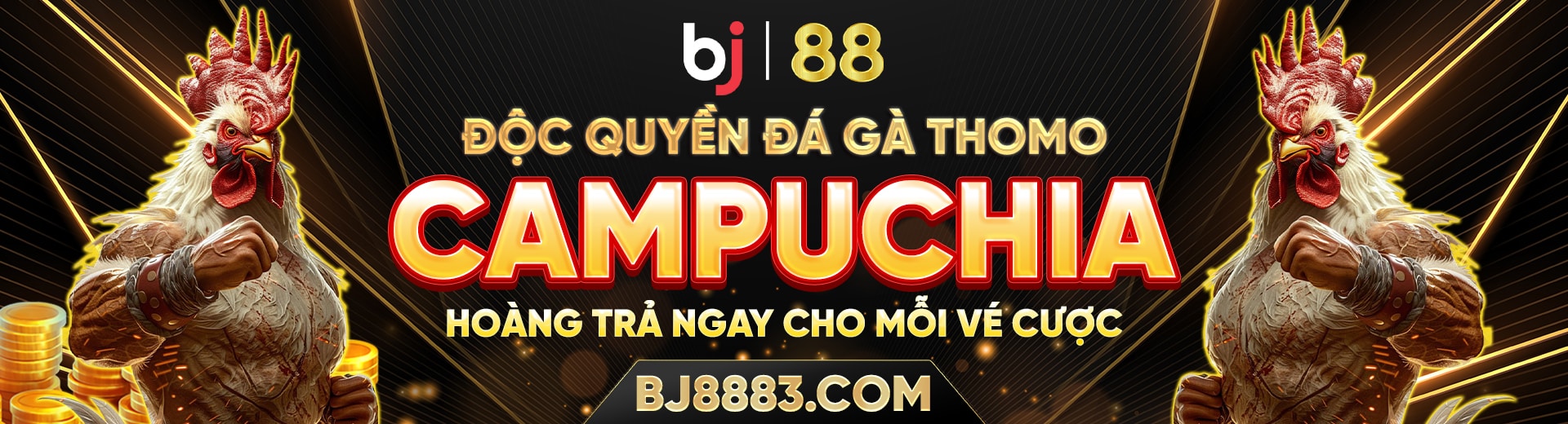 BJ88 | Trang Trực Tiếp Đá Gà Thomo Mới Nhất Bj8883 banner bj88